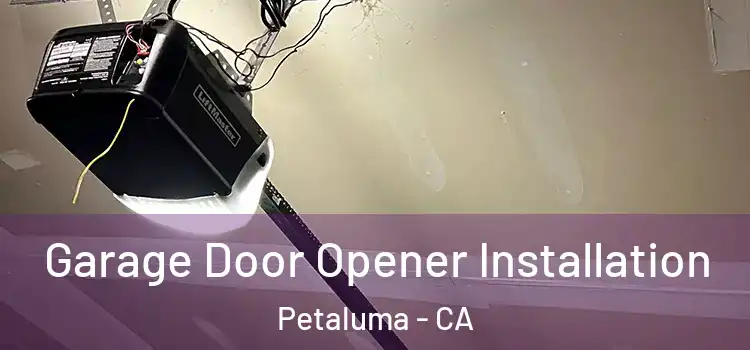  Garage Door Opener Installation Petaluma - CA